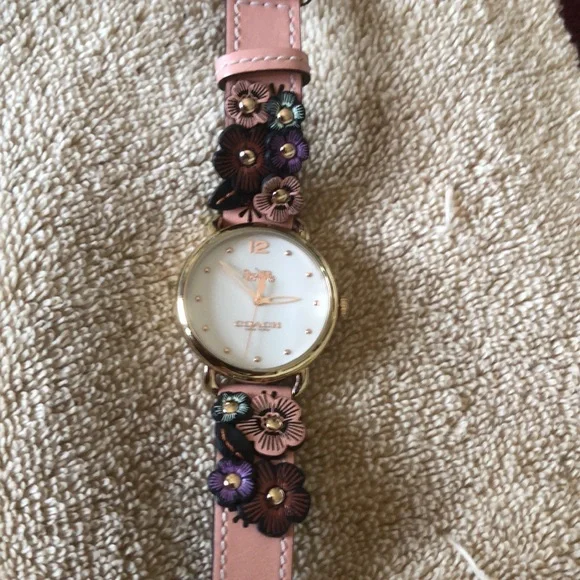 Coach | Accessories | Coach Delaney Floral Appliqu Watch  display picture 2
